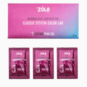 ZOLA Color Lab Set – Lifting Pink Gel (3 x 1ml) | Krachtige Brow & Lash Lift